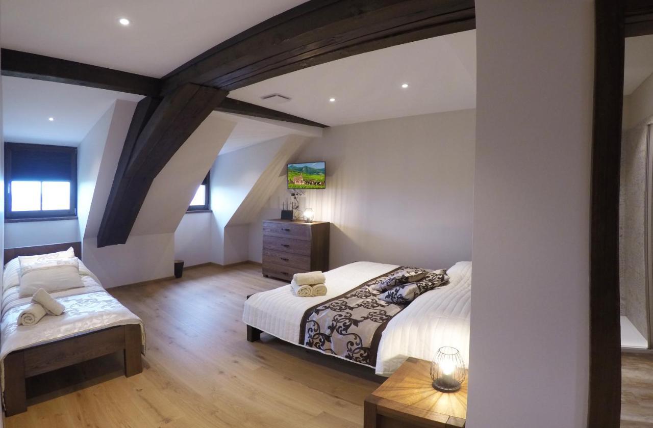 Au Nid De Cigogne Apartamento Zellenberg Exterior foto